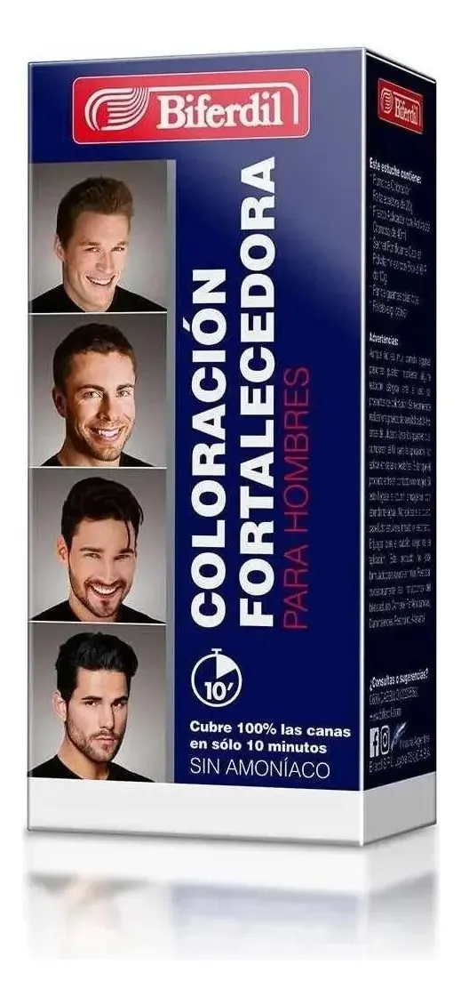Corante Biferdil Coloração masculina Biferdil Coloração masculina tom preto x 20g