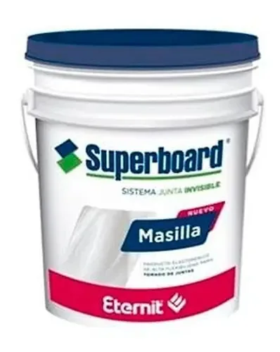 Massa, junta invisível, placas de cimento Superboard, 15 kg