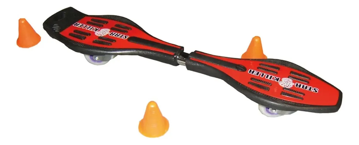 Skate Skate Skate Air Waveboard de 2 rodas Starkiller Bag + Acc Color vermelho/preto 19174/6