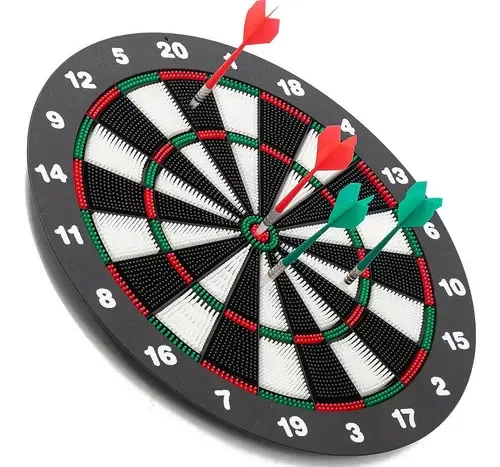 Jogo de dardos de tiro ao alvo 6 dardos com base de suporte