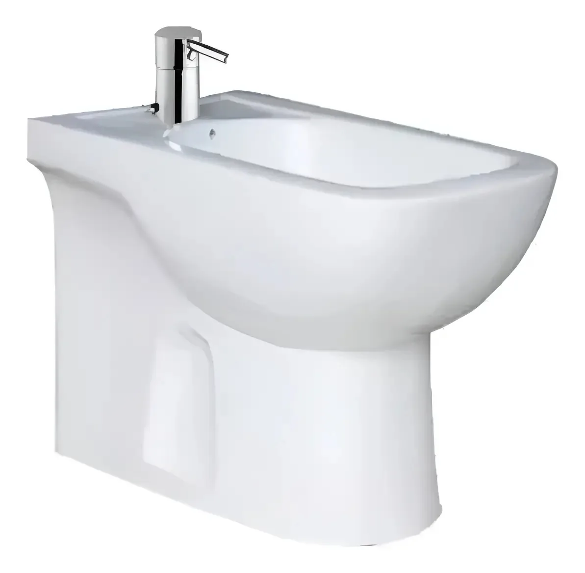 Bidê de banheiro moderno compacto Loza Montano White Dmc