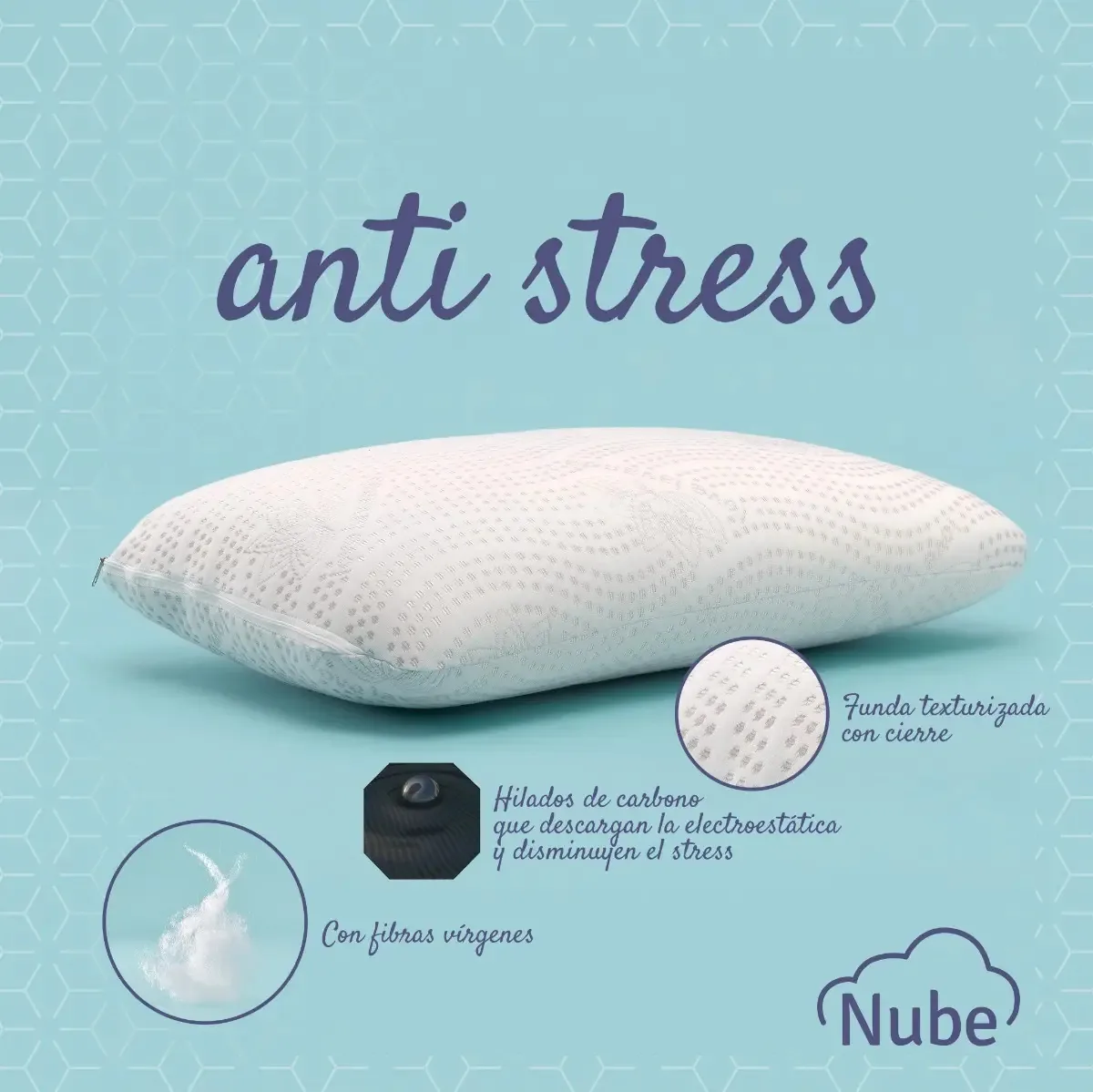 Almofada de lã anti-stress Cloud
