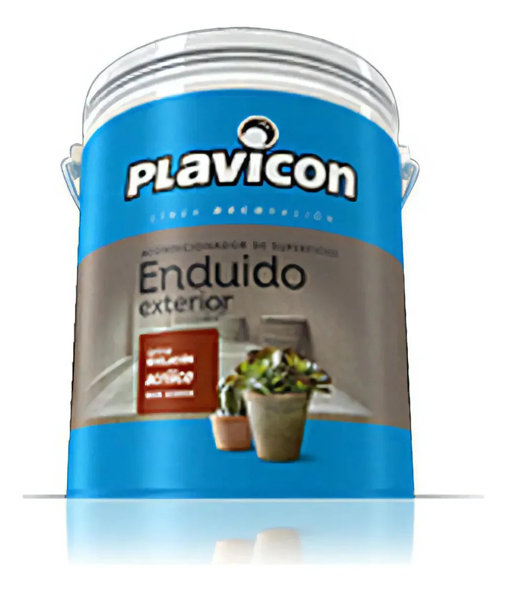 Revestimento de plástico superlixável para exteriores 1l Plavicon
