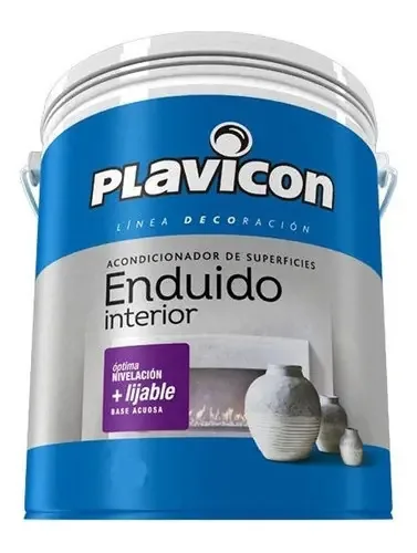 Enduido Plastico Para Interiores Plavicon 10 L Pintumm