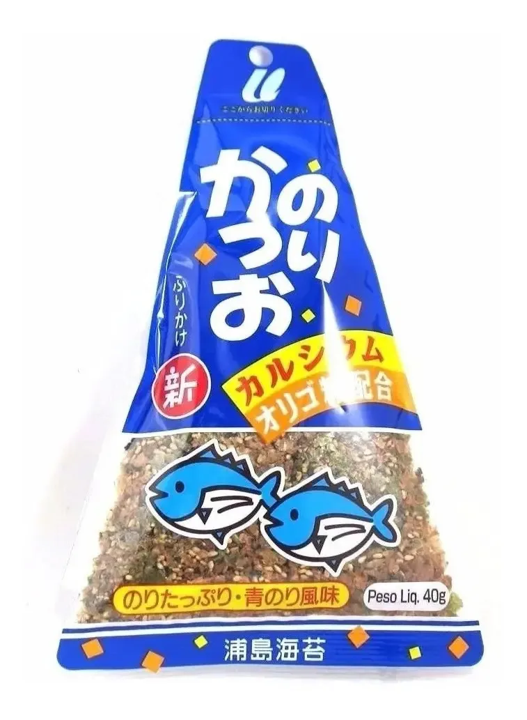 10 Unidades Furikake Triangulo Nori Katsuo 40g Urashima