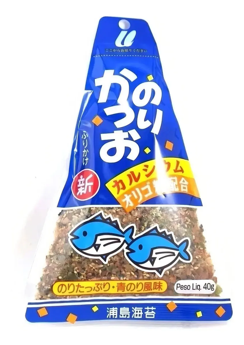 05 Unidades Furikake Triangulo Nori Katsuo 40g Urashima