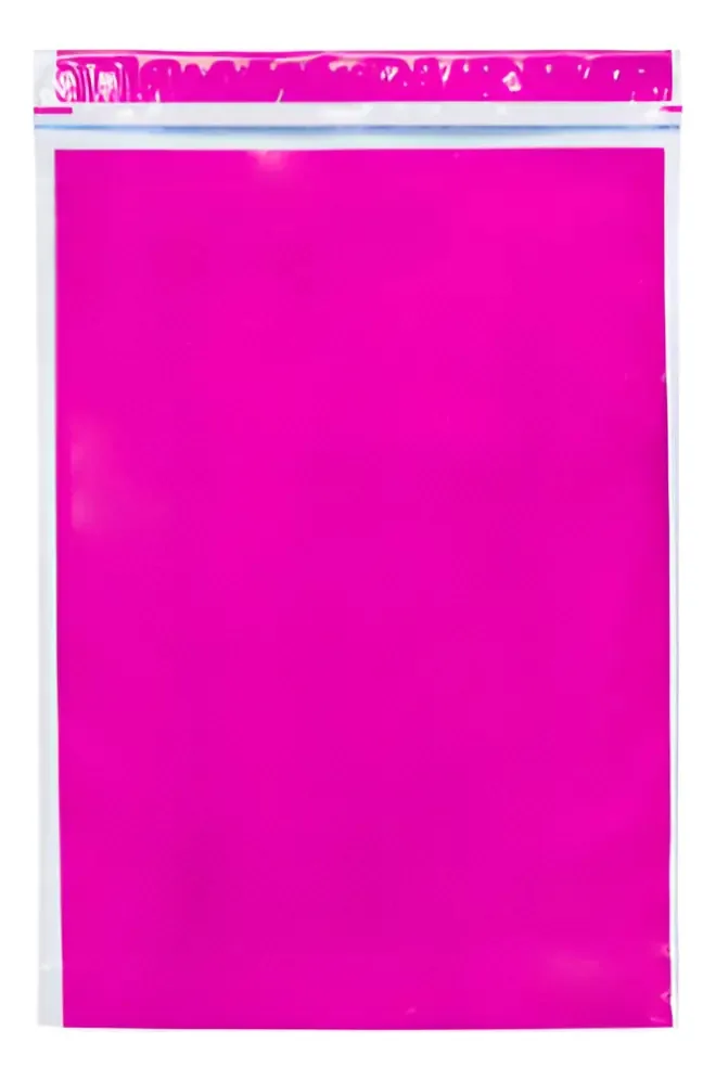 100 Envelopes Coloridos Para - Rosa Pink - 20x30 Cm Preto