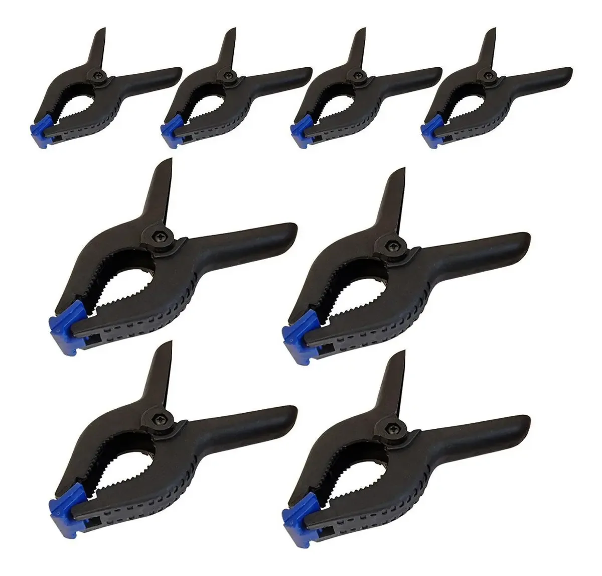 Kit 8 Grampos Sargento 6pol. E 9pol. Reforçado Marceneiro