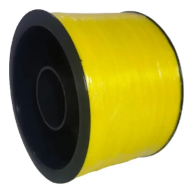 Linha Nylon 3000 Jardas 040 Para Pipas Raias Roca Coloridas Cor Amarelo