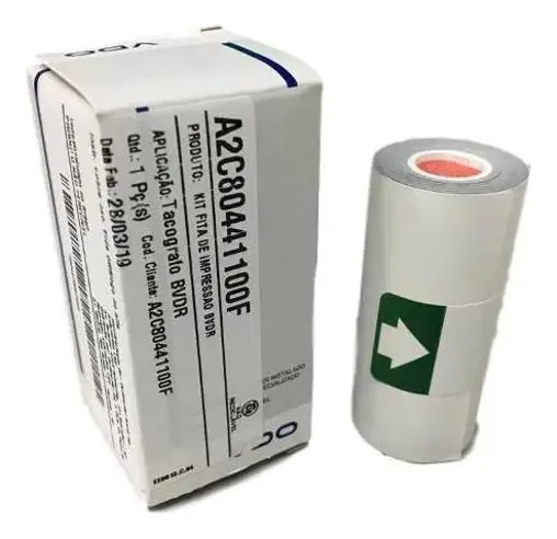 Bobina Fita Diagrama Papel De Impressao Bvdr - Branco