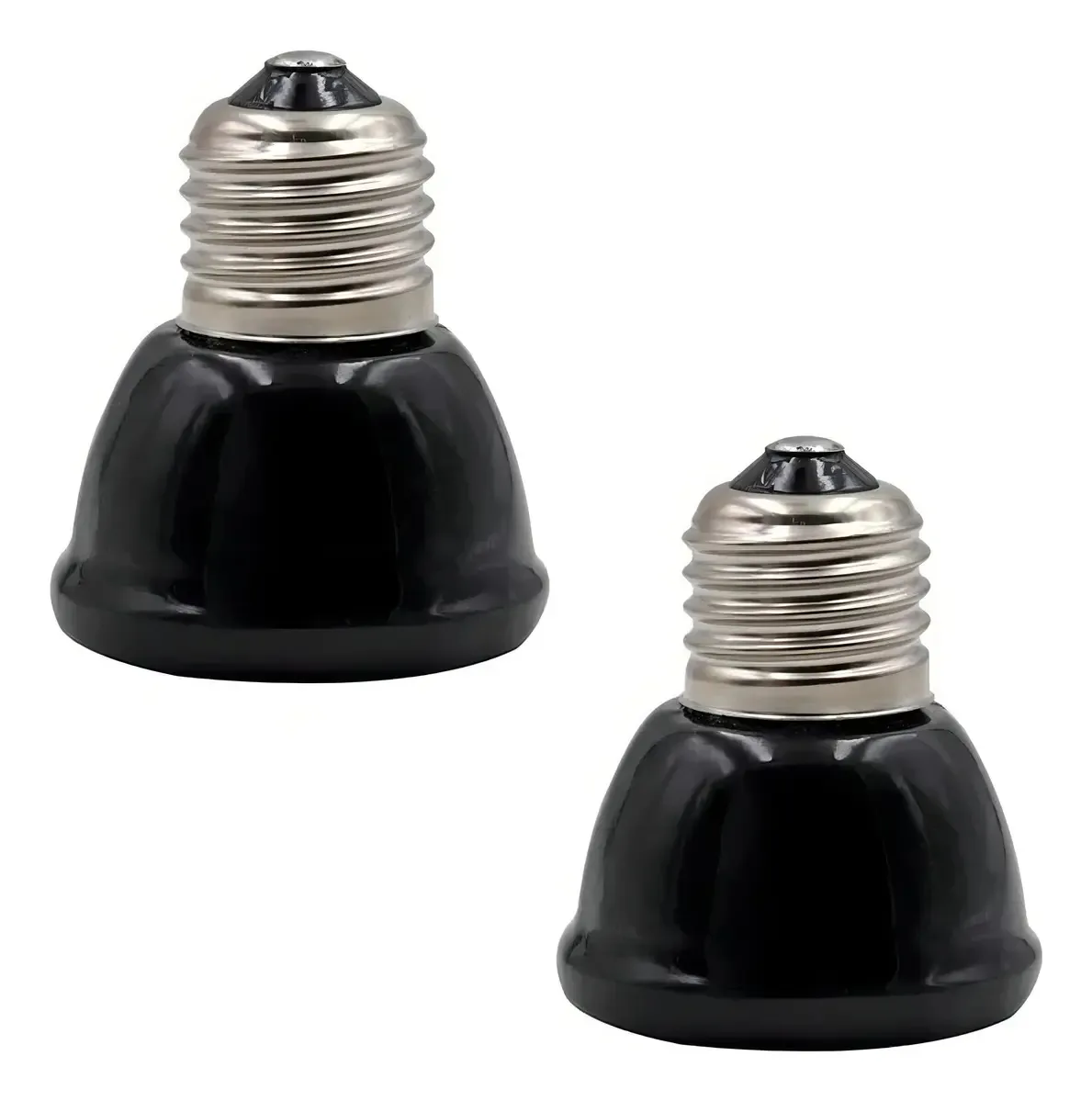 2x Lâmpada Cerâmica Aquecedor Repteis Aves Não Emite Luz