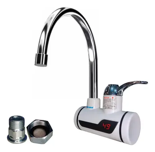 Torneira Eletrica Digital De Parede Kaltrane Facility 3000w Cor Branco