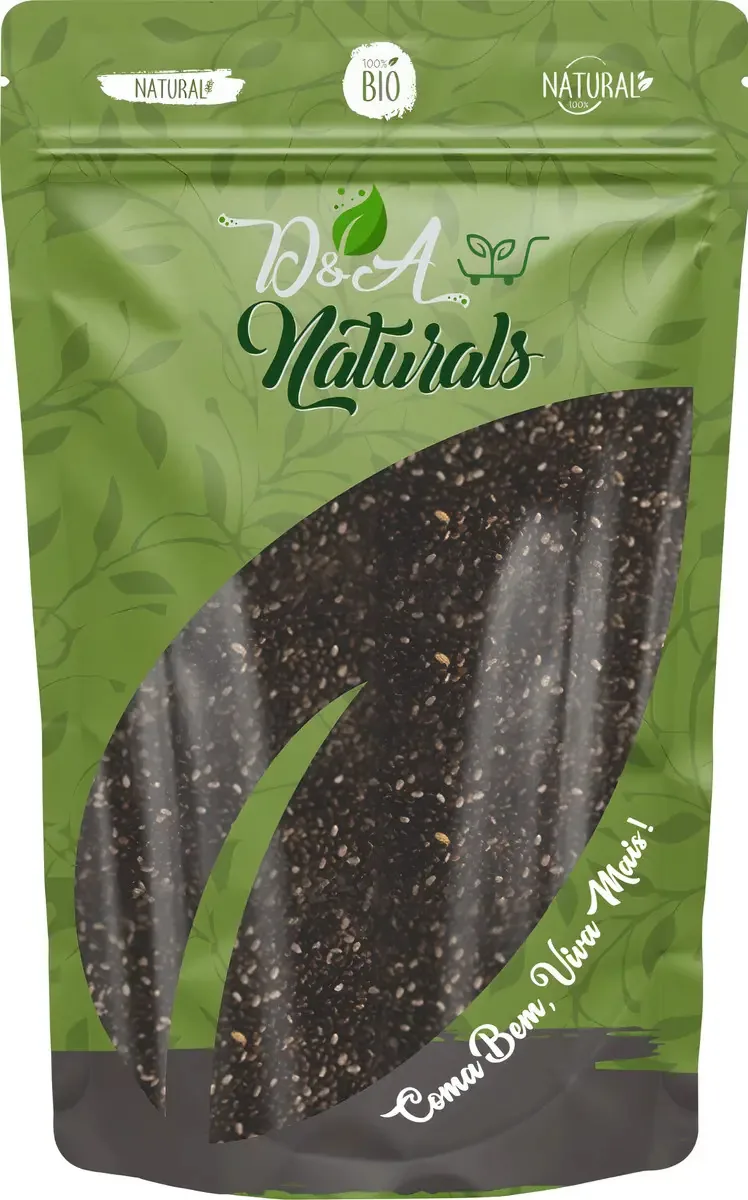 Semente De Chia Pretinha 1kg - D&a