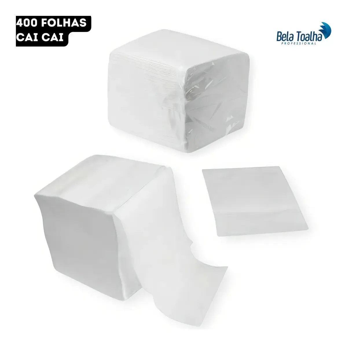 Papel Higiênico 400un Dupla Folha Bela Toalha 10x21cm