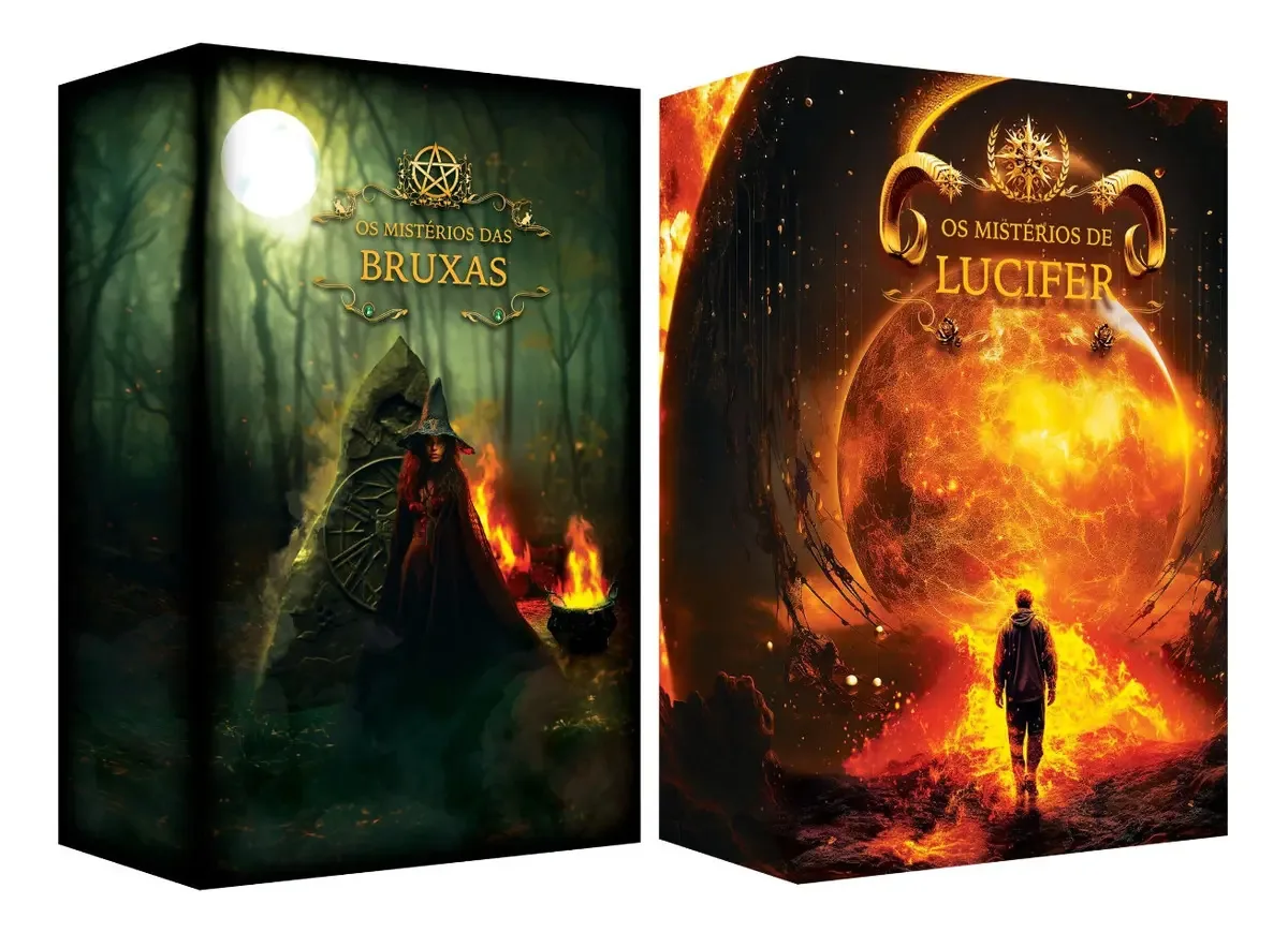 Kit Baralho Tarot Tarô Das Bruxas E Lucifer Oráculo Lenrmand