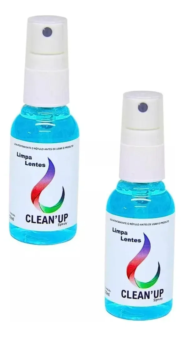 Spray Limpa Lentes Óculos Celular Computador 25ml