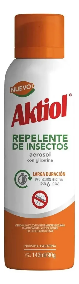 Spray de álcool Aktiol Repellent, fragrância neutra, 143 ml