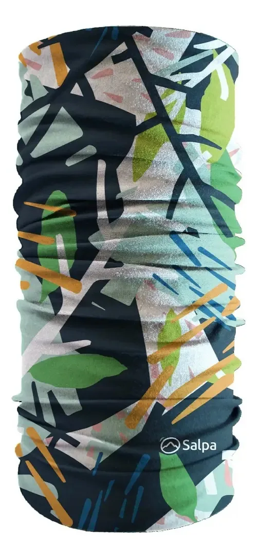 Gola multifuncional Salpa Running Cycling Ski Color Rama com design de tecido impresso em tamanho único