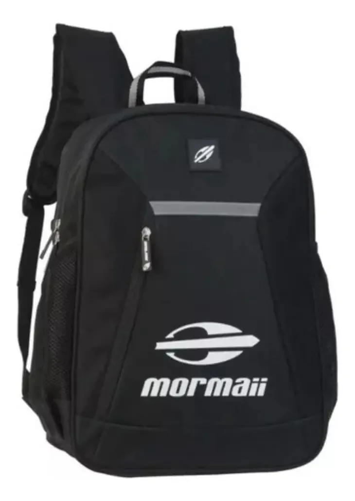 Mochila Passeio Casual Viagem Camping Mormaii 211 Cor Preto Desenho Do Tecido Liso
