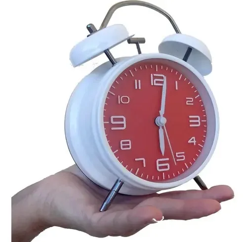 Relogio Despertador Antigo Mesa Pilha Inteligente A6