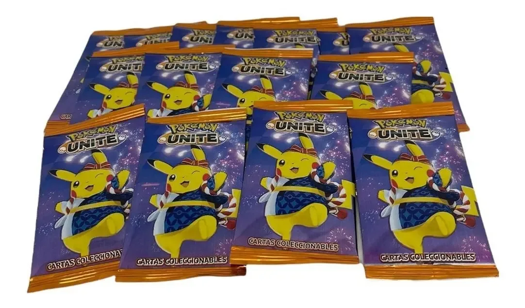 Cartões Pokémon Unite X 25 Envelopes 2021