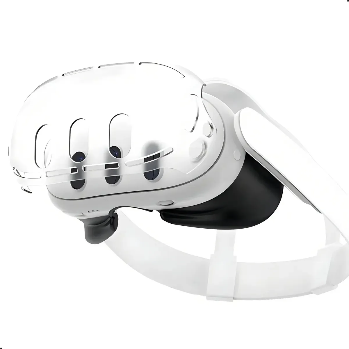 Capa Case Proteção Queda De Acrilico Para Meta Quest 3 Vr Cor Transparente