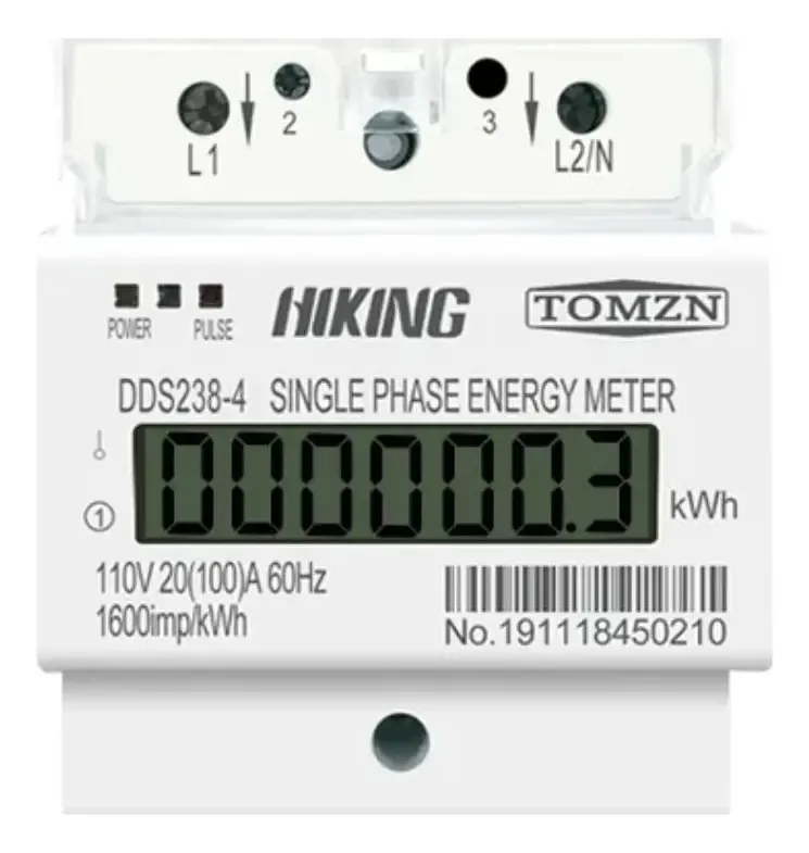 Medidor Energia Monofásico 110v/127v 100a - Modelo Dds238-4