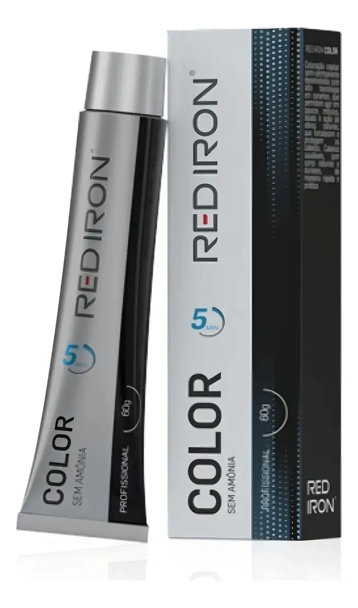 Kit 3 Tintas Red Iron Barba Cabelo Camuflagem 5 Min 60g