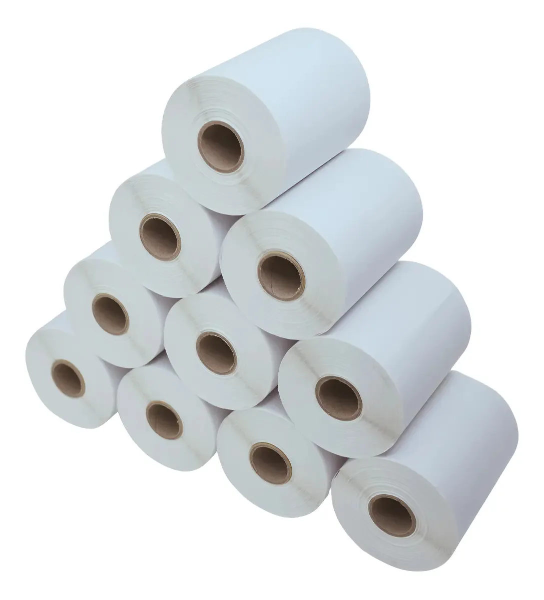 Kit 10 Rolos Etiquetas Térmicas Adesivas 80x50mm DMS Para Impressoras Zebra Argox Elgin