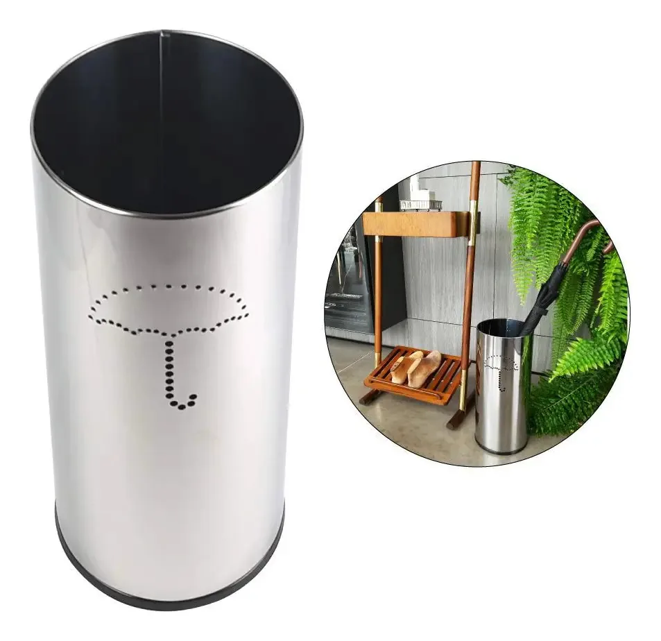 Suporte Porta Guarda Chuva Aço Inox Casa 201/pg Cp - Cromado