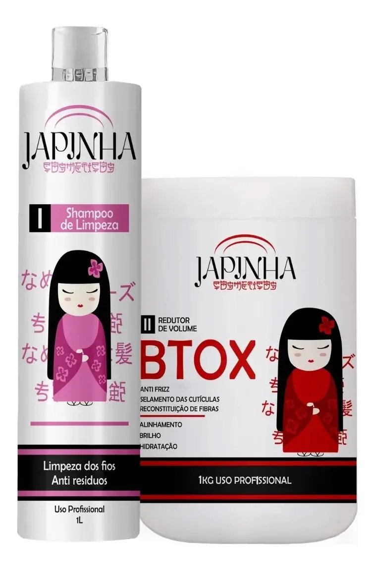 Shampoo e Máscara Japinha Cosméticos Ojon limpeza e hidratação de 2L 2kg