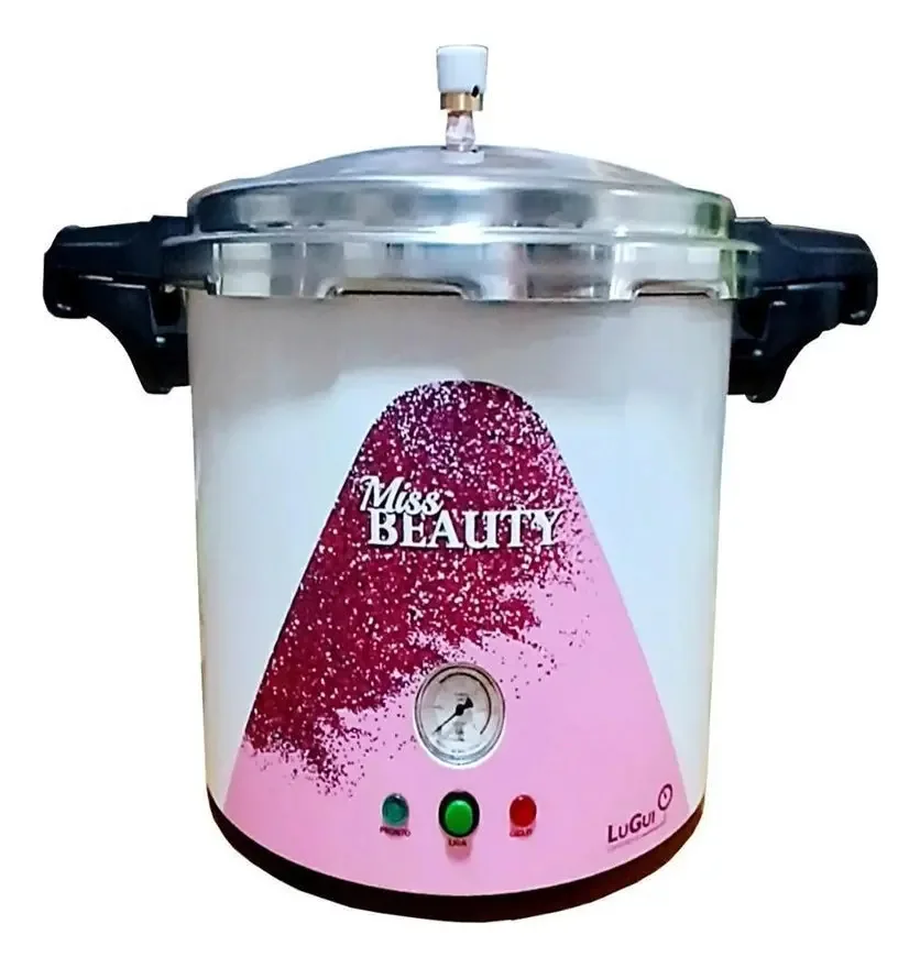 Autoclave Manicure Estética 8 Litros Volaremed Rosa