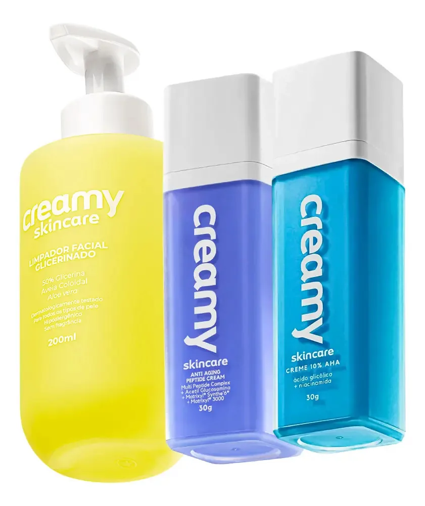 Kit Creamy Skincare (3 Produtos)