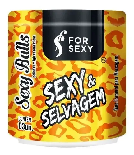 Bolinha Explosiva Funcionais Sexy E Selvagem Sexy Balls 3und