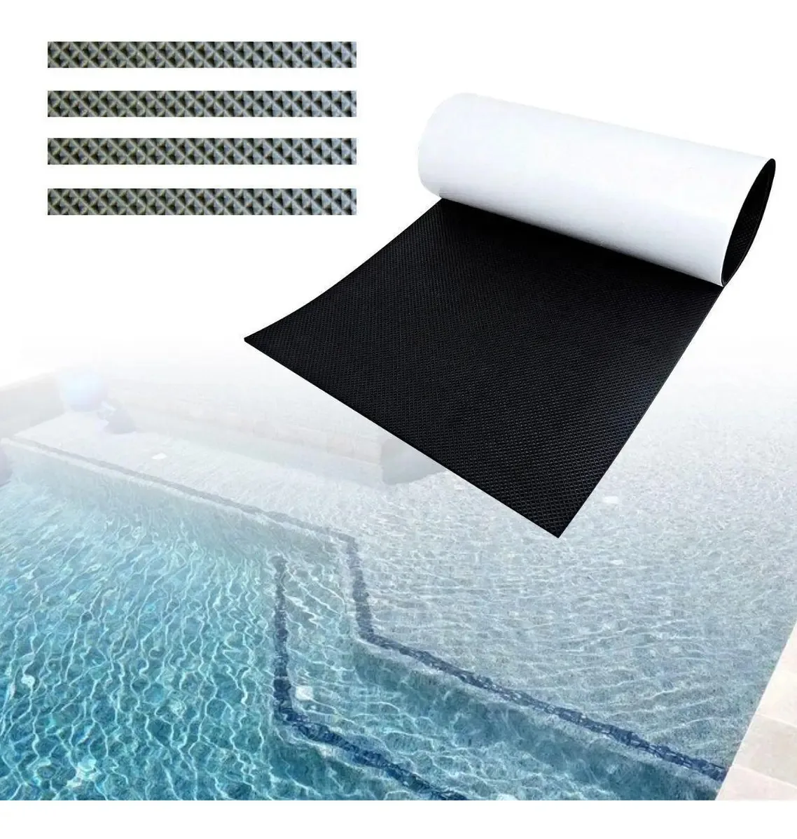 Adesivo Borda Piscina Piso Antiderrapante Submerso Escada