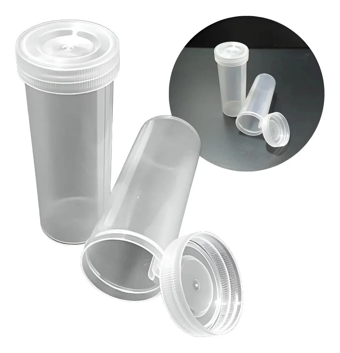 Kit Porta Lâminas para Citologia de Polipropileno com 3 Lâminas + 300 Lâminas para Microscopia Lapidadas