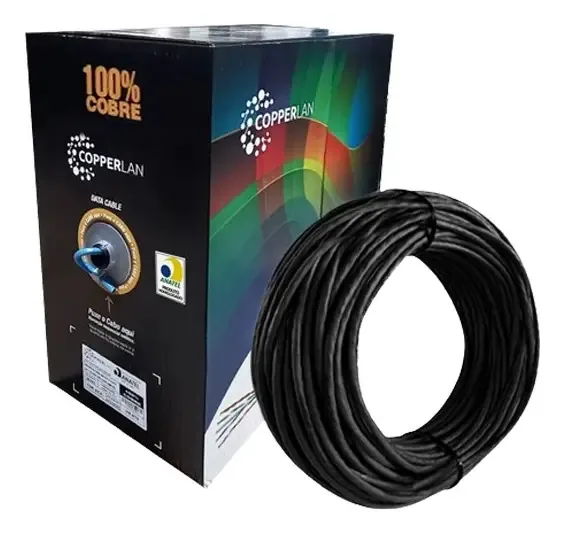 Caixa Rede Cat5e Blindado 100% Cobre Homologado 150 Metros