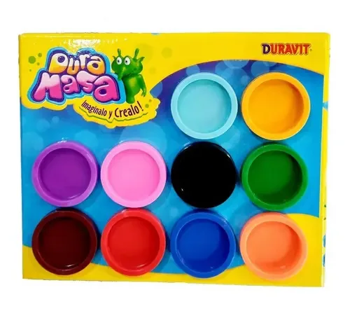 Dura Masa Duravit Pack X10 Pote Colors Plastilina