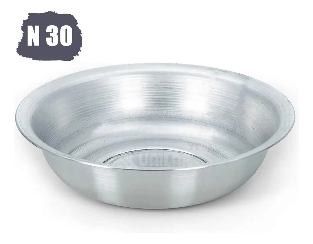 Bacia Multiuso 30 Cm - Aluminio Banho Pet Shop 2.5l Cuba