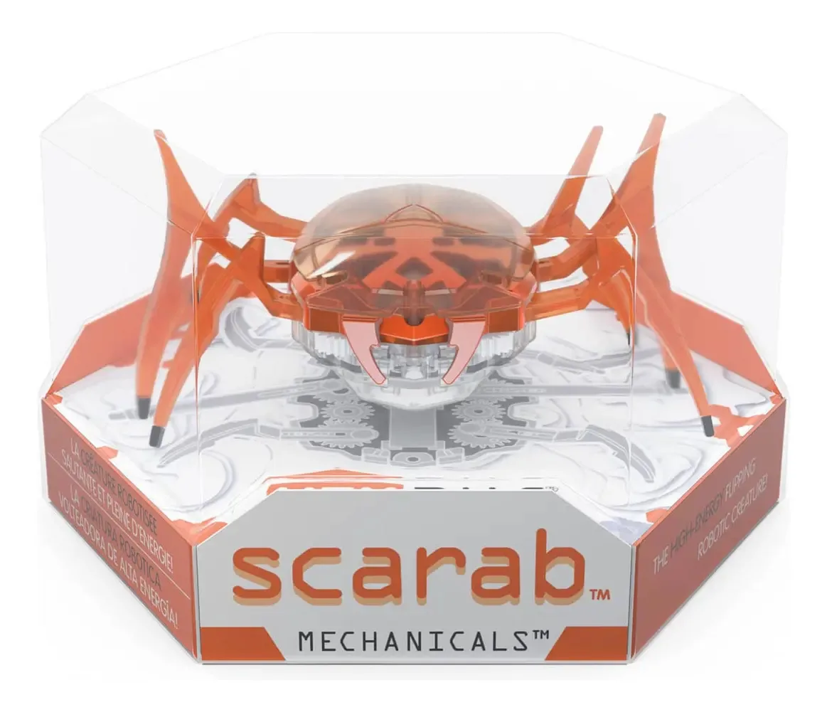 Escaravelho Mecânico Laranja - Hexbug Mechanical