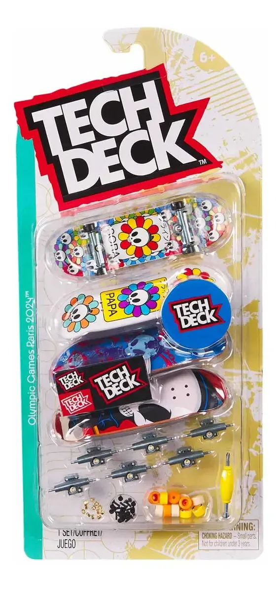 Kit 4 Skate De Dedo Coleção Sora 2024 - Tech Deck