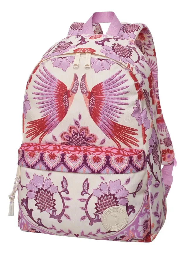 Mochila Farm Folhagem De Banana Cor Beleza Romântica Desenho Do Tecido Beleza Romântica