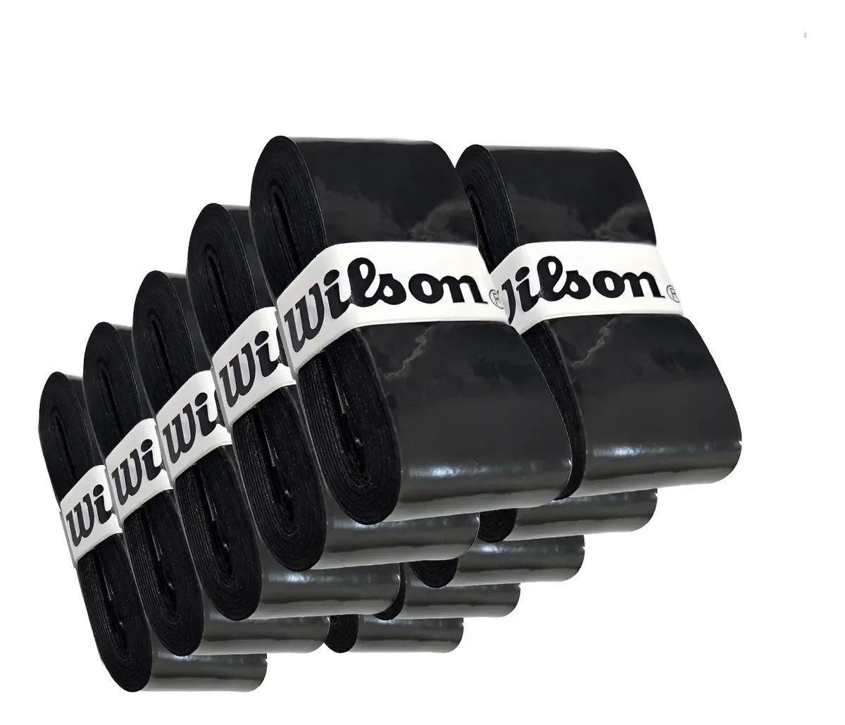 50 Overgrip Wilson Beach Tennis Padel Badminton Pickleball Cor 50 Preto Liso