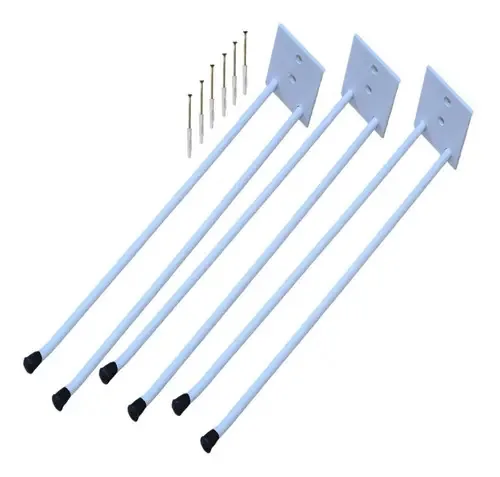 3 Suporte Para Vassouras Rodos De Parede Organizador 30cm