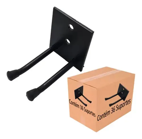 36 Suporte Para Vassouras Rodos De Parede Organizador 7cm