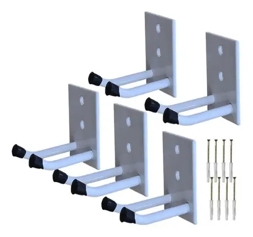 5 Suporte Para Vassouras Rodos De Parede Organizador 7cm