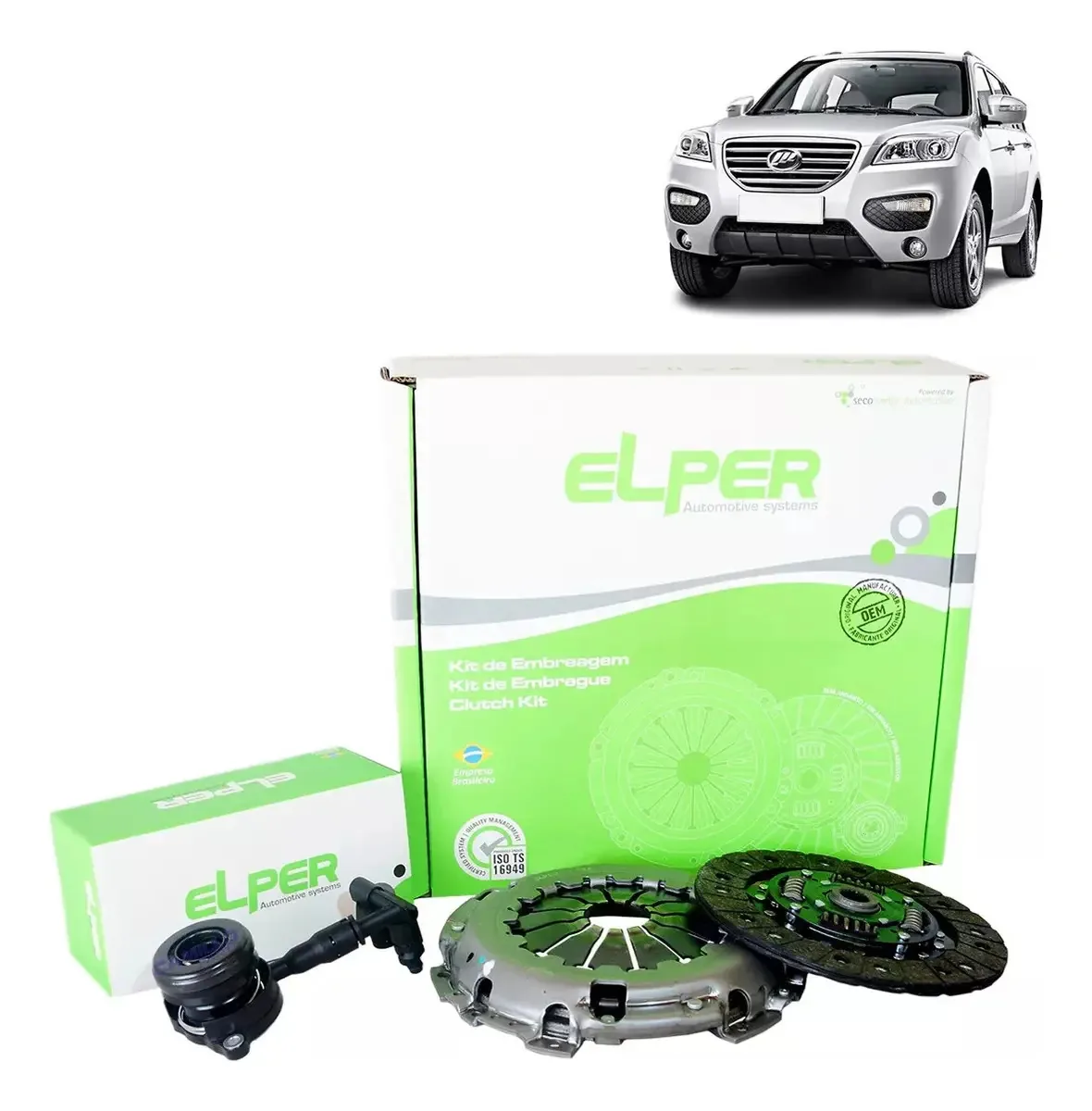 Kit Embreagem Atuador Lifan X60 1.8 2016/...2019 220mm
