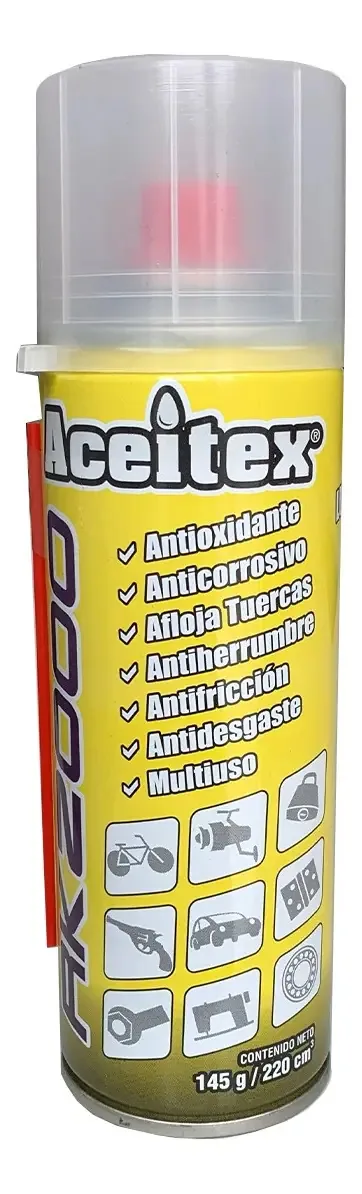 Lubrificante mineral multiuso anticorrosivo Aceitex Rk2000