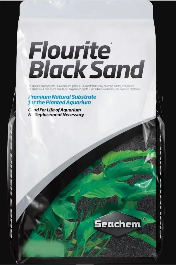Areia Preta Aquário Seachem Flourite 7kg Substrato Mineral