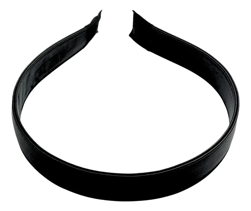 Tiara Courino Lisa Confortável Cor Preto